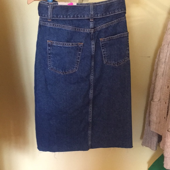 Top shop denim midi skirt - Picture 2 of 2